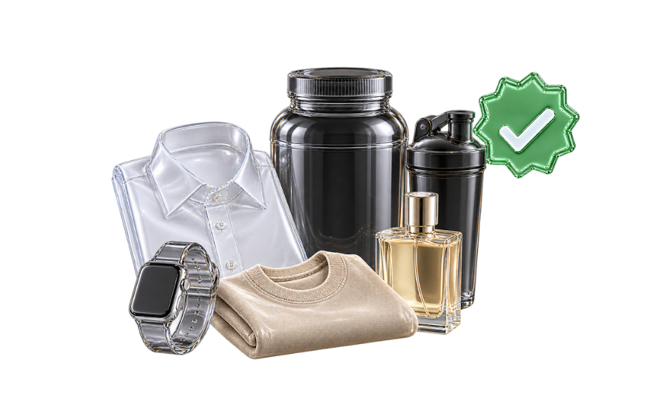 Bundle of everyday products, verified authentic